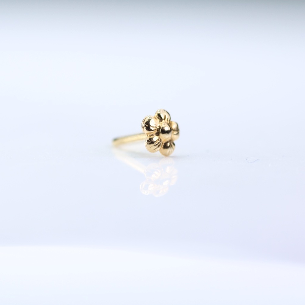 9k gold Antique vintage style Solid 9k gold Nose Piercing mark 9k New